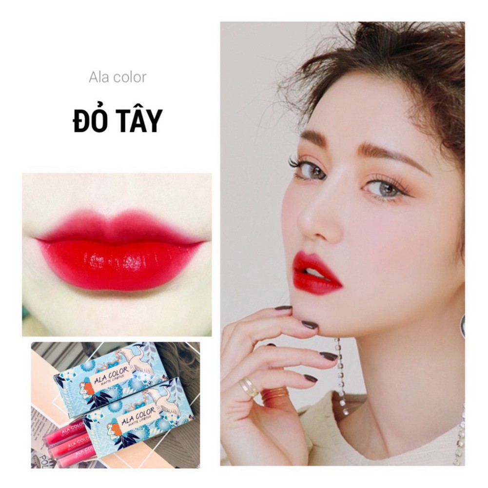 SON KEM LÌ ALA COLOR LIPSTICK PHIÊN BẢN GIỚI HẠN_9 màu son độc quyền .. | BigBuy360 - bigbuy360.vn