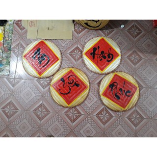 combo 4 chữ size 40 tren mẹt tre