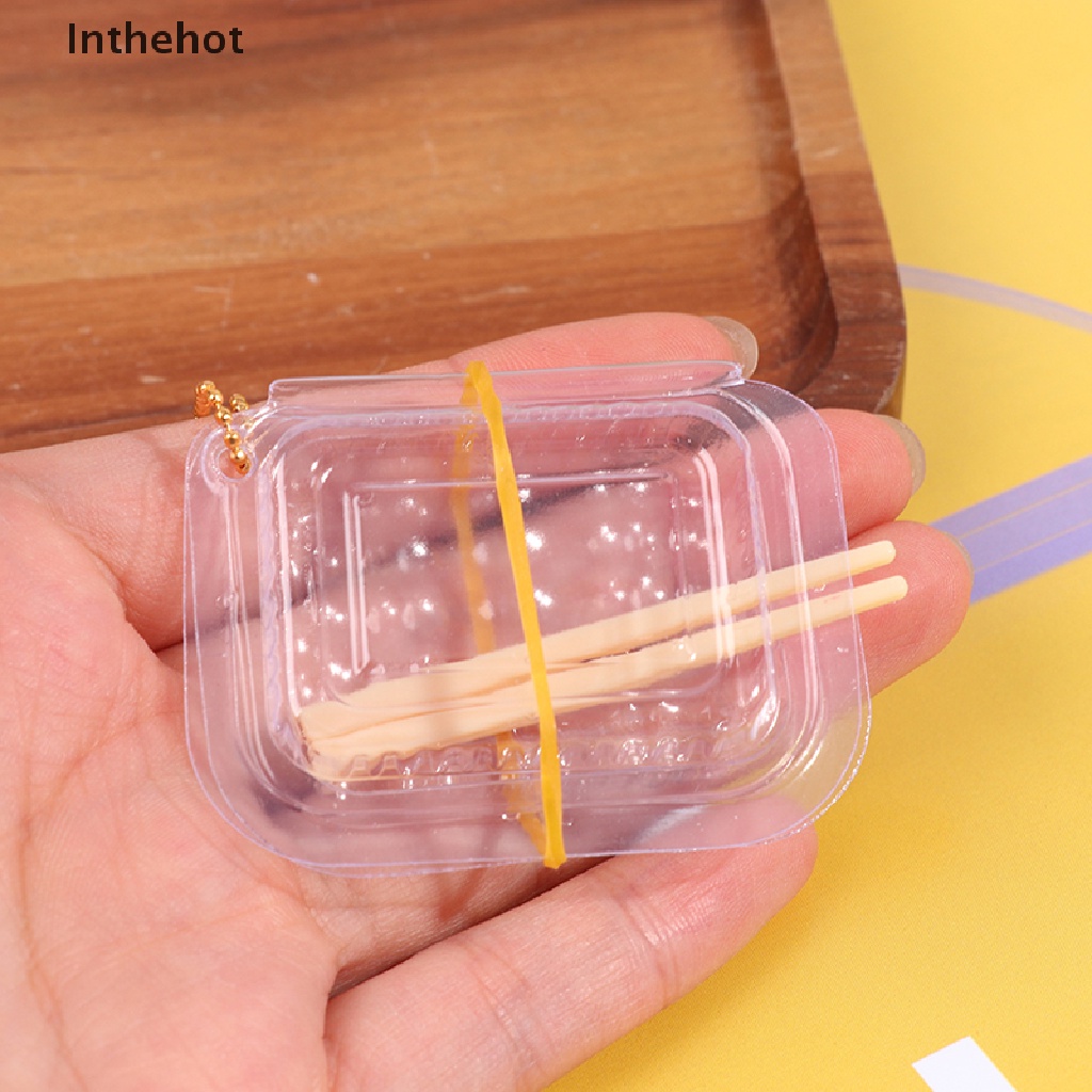 Bộ 2 Hộp Thức Ăn Nhanh + Đũa Dùng Một Lần Cho Nhà Búp Bê