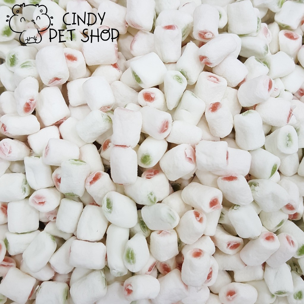 Marshmallow kẹo bông gòn nhân trái cây cho Sóc Bay, Hamster, Sóc Bông, Sóc Đất...