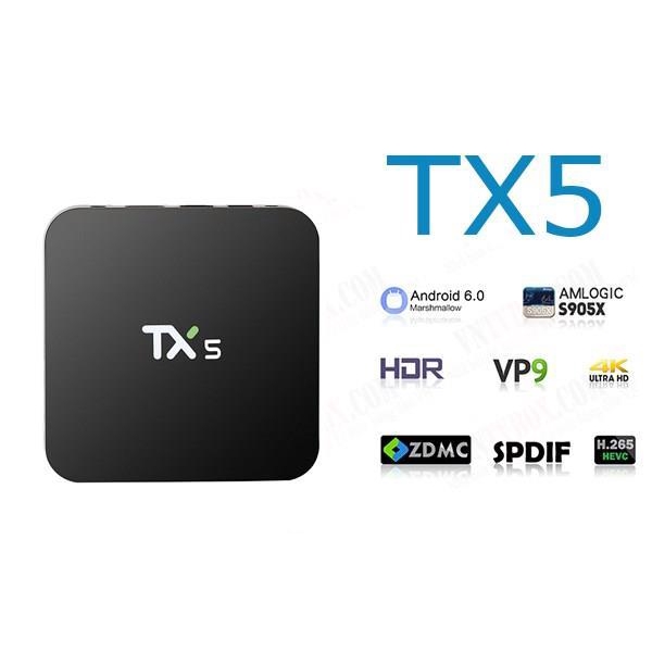 [Hàng nhập khẩu] Android Box TV TX5 Mini S905W RAM 1G Android 7.1 mới nhất 2018 Nâng cấp TV thường thành Smart TV