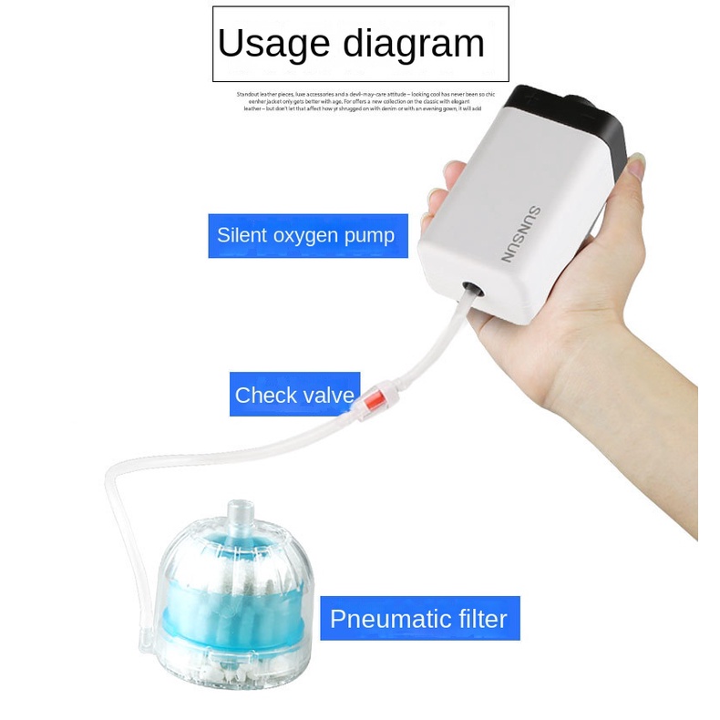 Phụ Kiện Lọc Bơm Oxy JX-01 Dành Cho Bể Nuôi Cá Cảnh