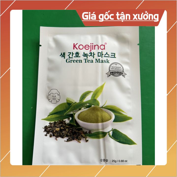 [chính hãng]Mặt Nạ Hàn Quốc (KOEJINA) đủ loại tổ yến trà xanh -ngọc trai- collagien-nha đam -đắp mịn da xe khít chân lôn