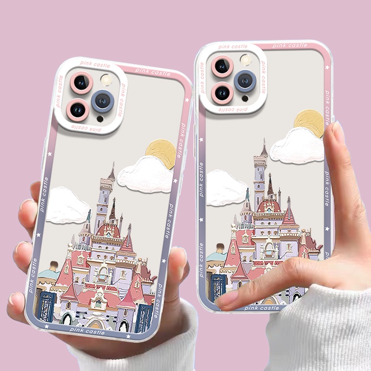 Ốp Điện Thoại TPU Silicon Trong Suốt Chống Sốc Cho IPhone 14 13 11 Pro Max 6S 7 8 Plus 14 12 Pro X XS XR