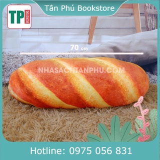 GẤU BÔNG HÌNH BÁNH MÌ 3D SIÊU THẬT size lớn 65cm