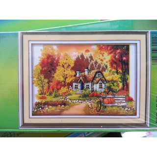 Tranh đính đá phong cảnh H328