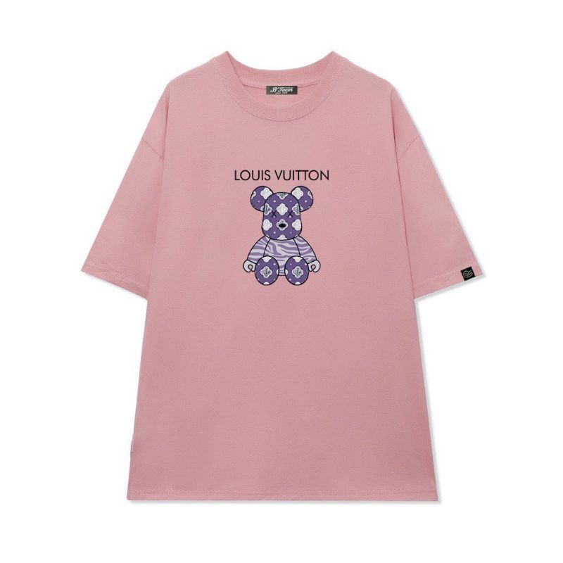 Áo thunCó sizeFull màu tay lỡ unisex Gấu Louis Vuitton