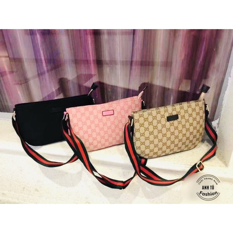 Túi đeo chéo guci,túi vải dù ba màu cực bền siêu Hot