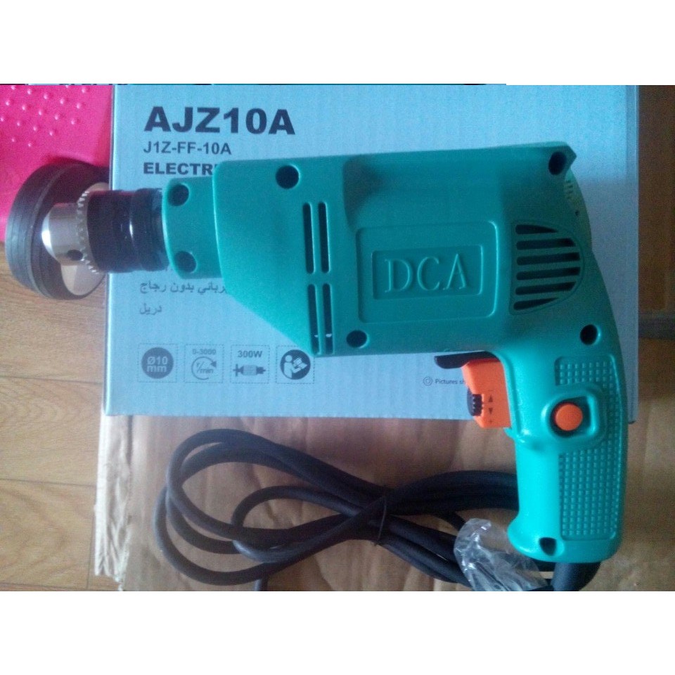 MÁY KHOAN ĐIỆN CẦM TAY 300W DCA AJZ10A [CHÍNH HÃNG] MÁY KHOAN SẮT DCA [RẺ] MÁY KHOAN CẦM TAY MINI TOTAL INGCO