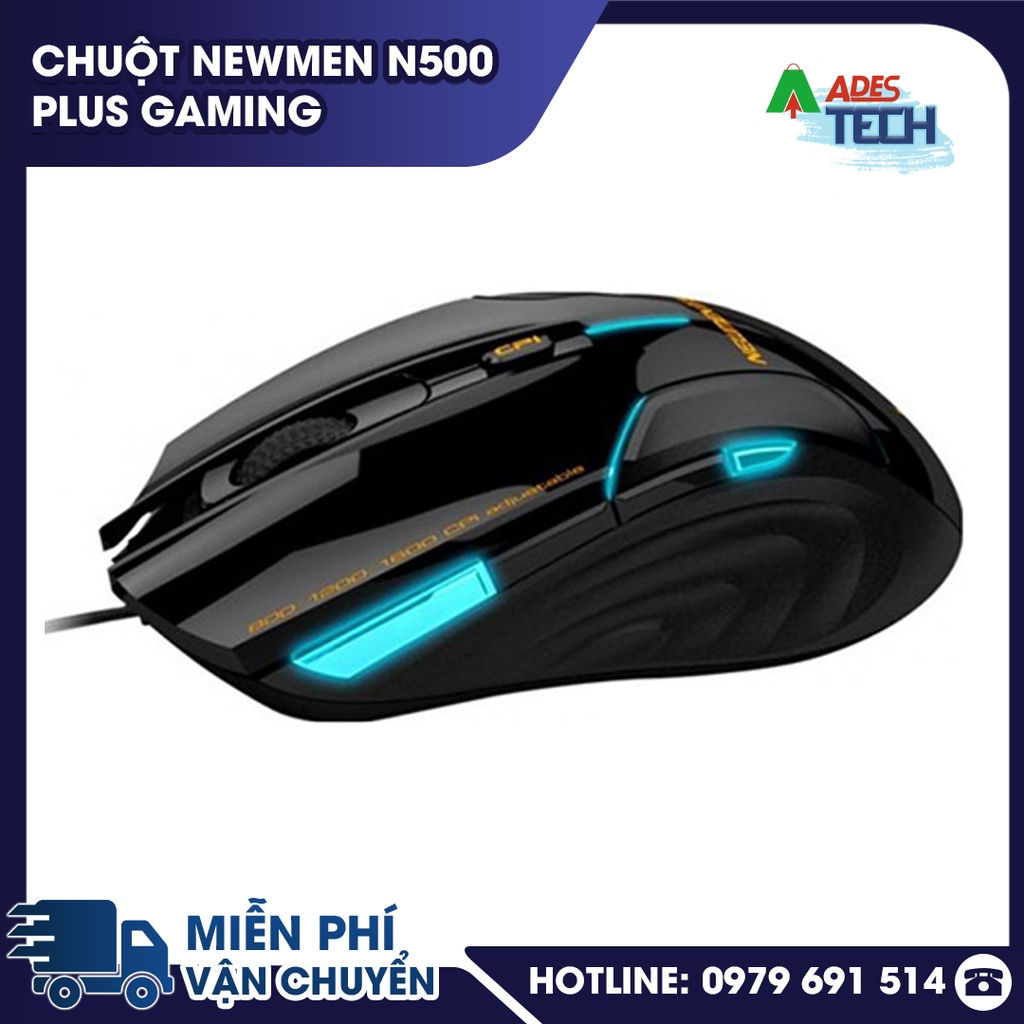 Chuột Gaming Có Dây Newmen N500 Plus | Thợ Săn | Hàng Chính Hãng | Bảo Hành 24 Tháng