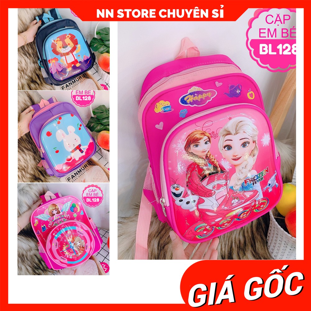 CẶP ĐI HỌC MẪU GIÁO CHO BÉ TRAI BÉ GÁI BL128 ⚡HÀNG ĐẸP⚡ẢNH THẬT⚡ BALO TRẺ EM