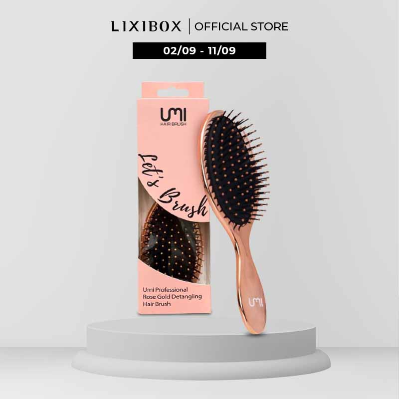 Lược Gỡ Rối Umi Professional Rose Gold Detangling Hair Brush