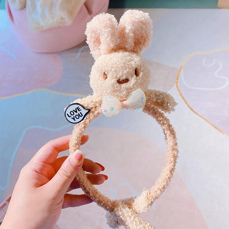 Flgo Băng Đô Cài Tóc Hình Gấu / Thỏ Trang Điểm Dự Tiệc Lễ Hội Cho Nữ Dec