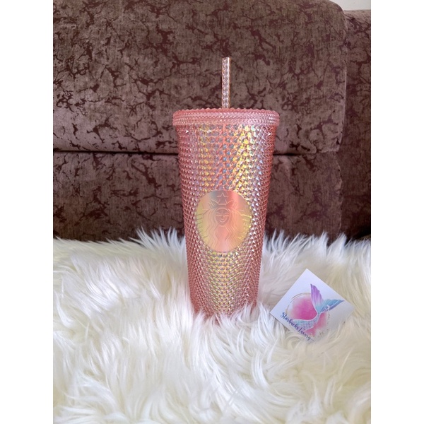 Ly Starbucks chính hãng Studded Rose Gold siêu đẹp phiên bản giới hạn