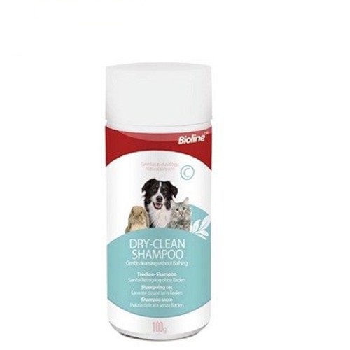 Phấn Tắm Khô Bioline 100g Cho Chó Mèo BOMPET