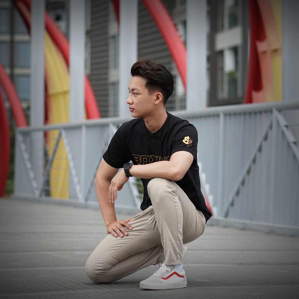 Áo boxing NBD T-Shirt - Black/Gold