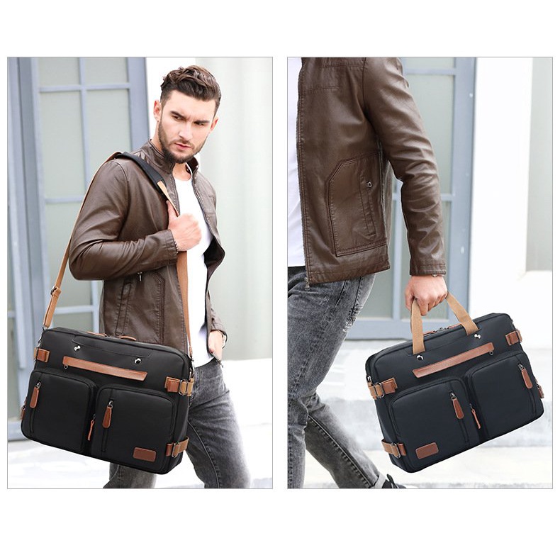 Cặp laptop kiêm balo 🍍CB10001🍍 cỡ từ 15.6 đến 17.3 inch