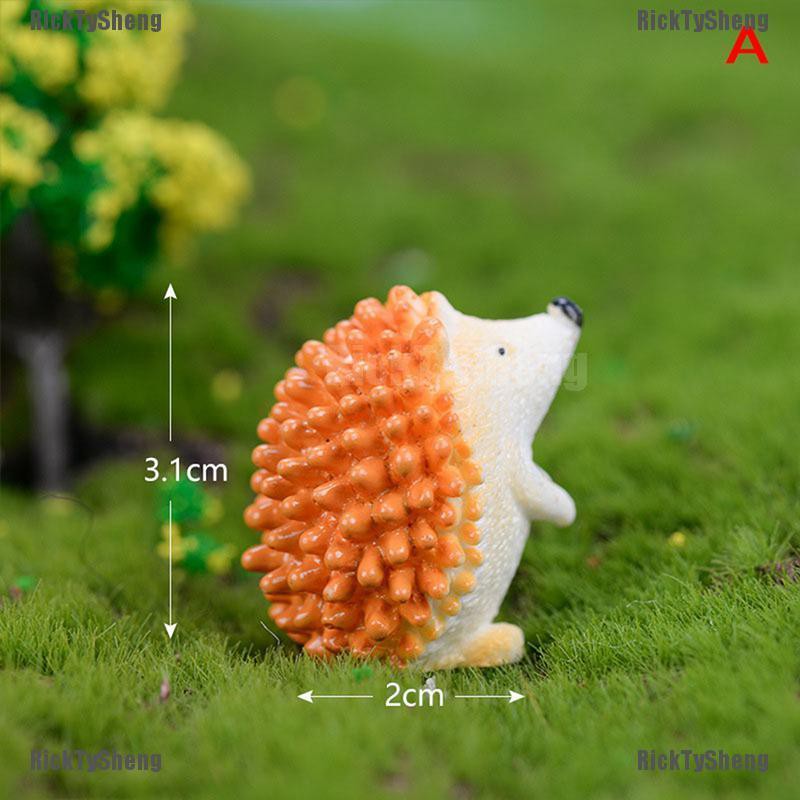 1 Chú Nhím Mini Bằng Nhựa Resin Dùng Trang Trí Tiểu Cảnh