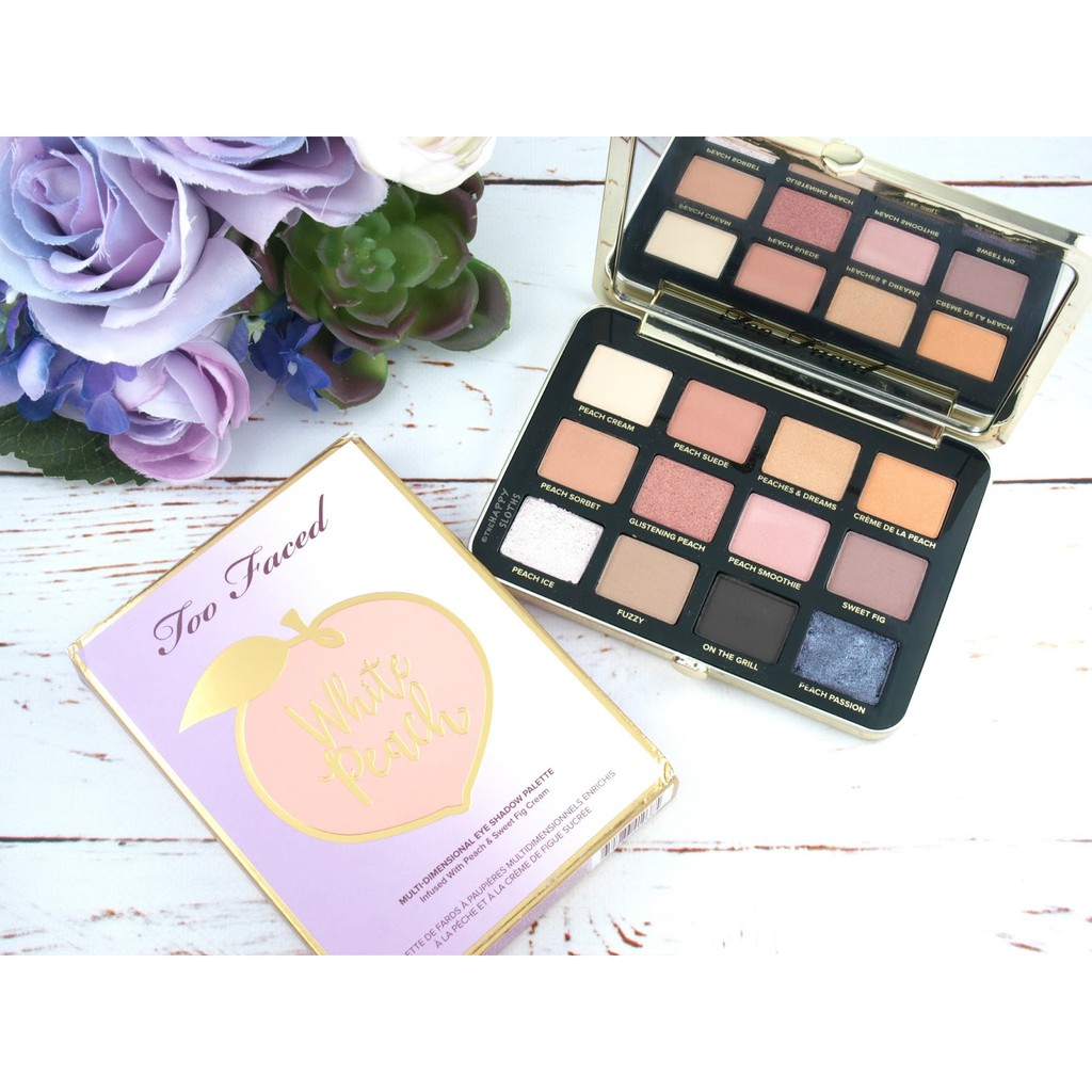 Bảng Phấn Mắt- Too Faced White Peach Multi-Dimensional Eye Shadow Palette 1,25g x 12 Ô