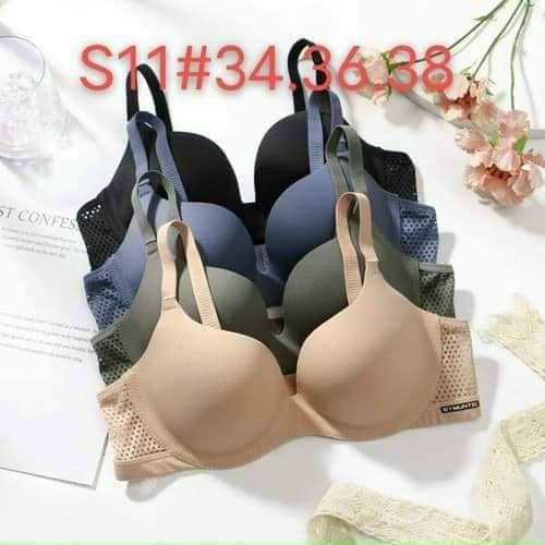 Áo lót nữ đúc su cao cấp S11 không gọng mềm siêu nâng tạo khe quai lỗ thoáng khí
