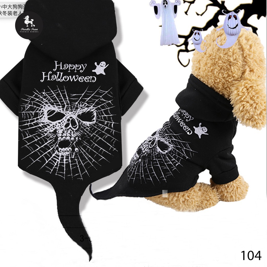 Quần áo chó mèo [Áo ma haloween] 104