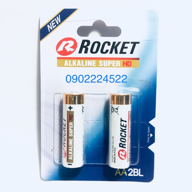 Pin AA SUPER HD Rocket/Pin tiểu/Pin Alkaline