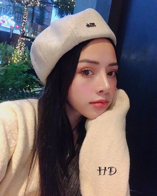 Mũ beret nữ mã An