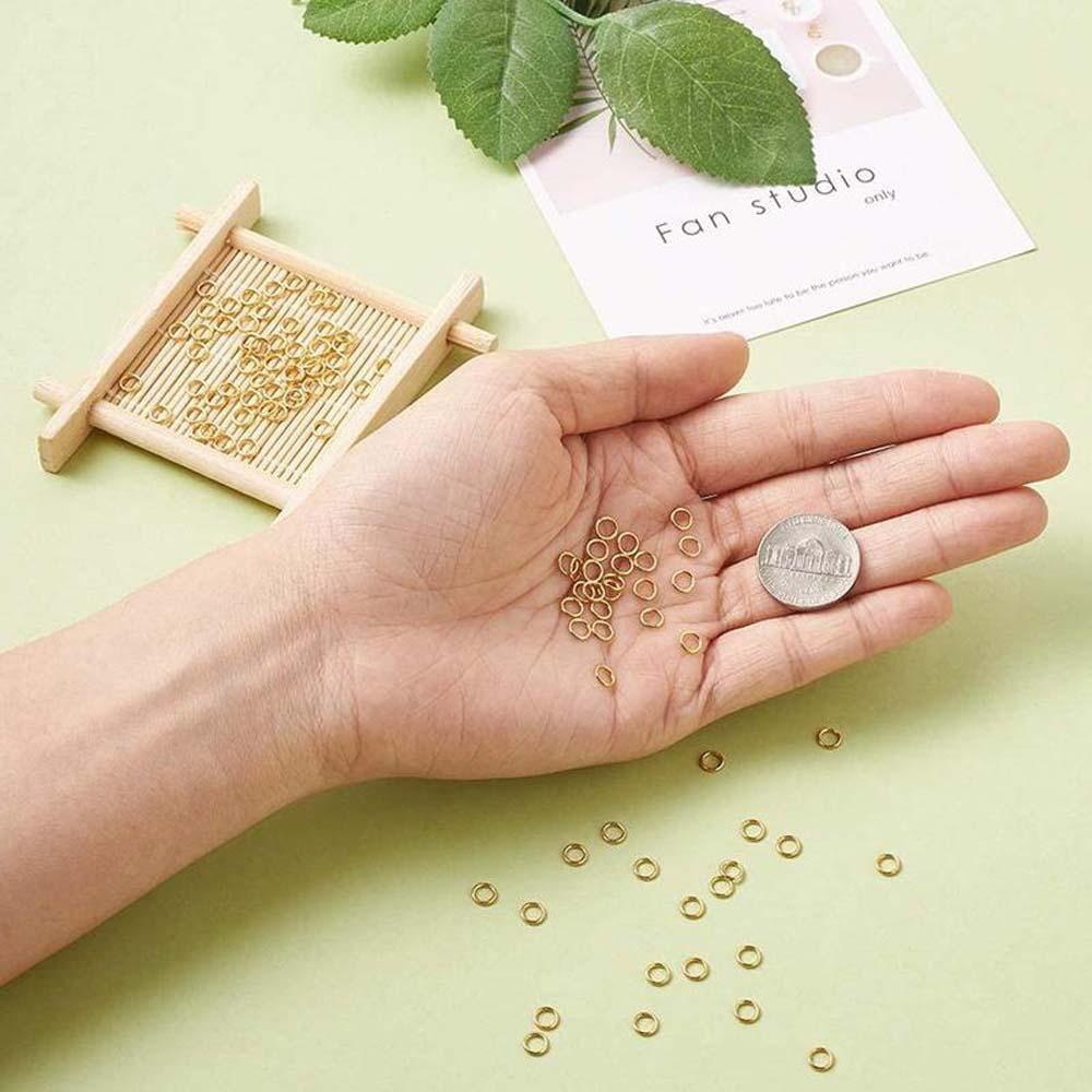 Khuyên Xỏ Kim Loại Trang Trí Móng Tay Nghệ Thuật Charms|Vòng Nhôm Hình Tròn Chuyên Dụng Cho Làm Đồ Trang Sức