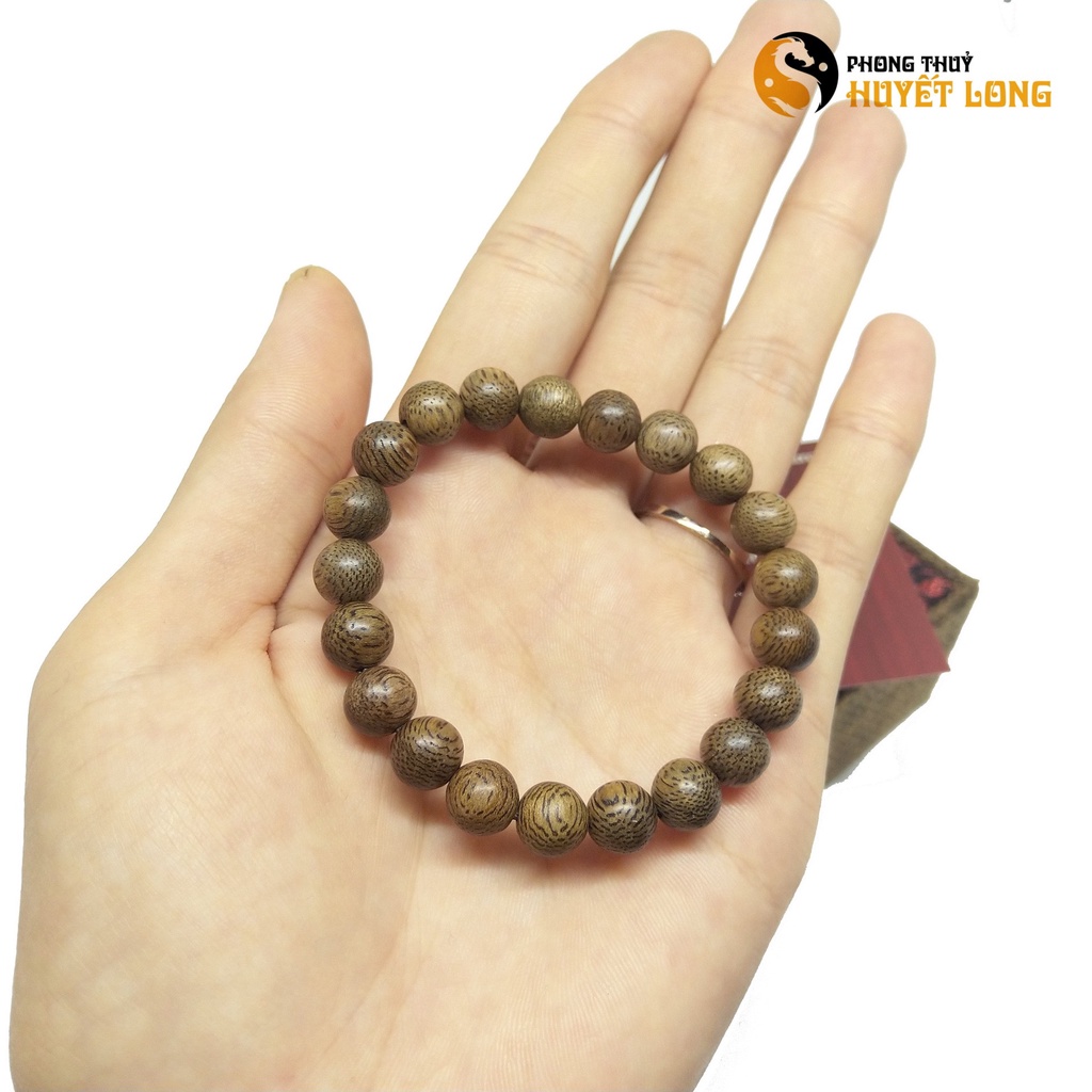 Vòng Tay Trầm Hương Hạt Tròn 8mm, Vòng Tay Gỗ Trầm Tốc Việt, Trầm Hương Tự Nhiên