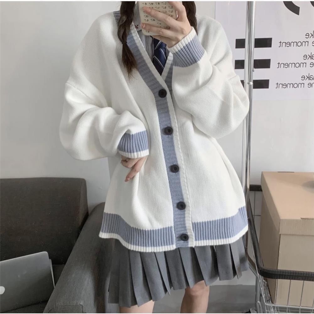 Áo len cổ chữ v phong cách thời trang Hàn Quốc dành cho nữ