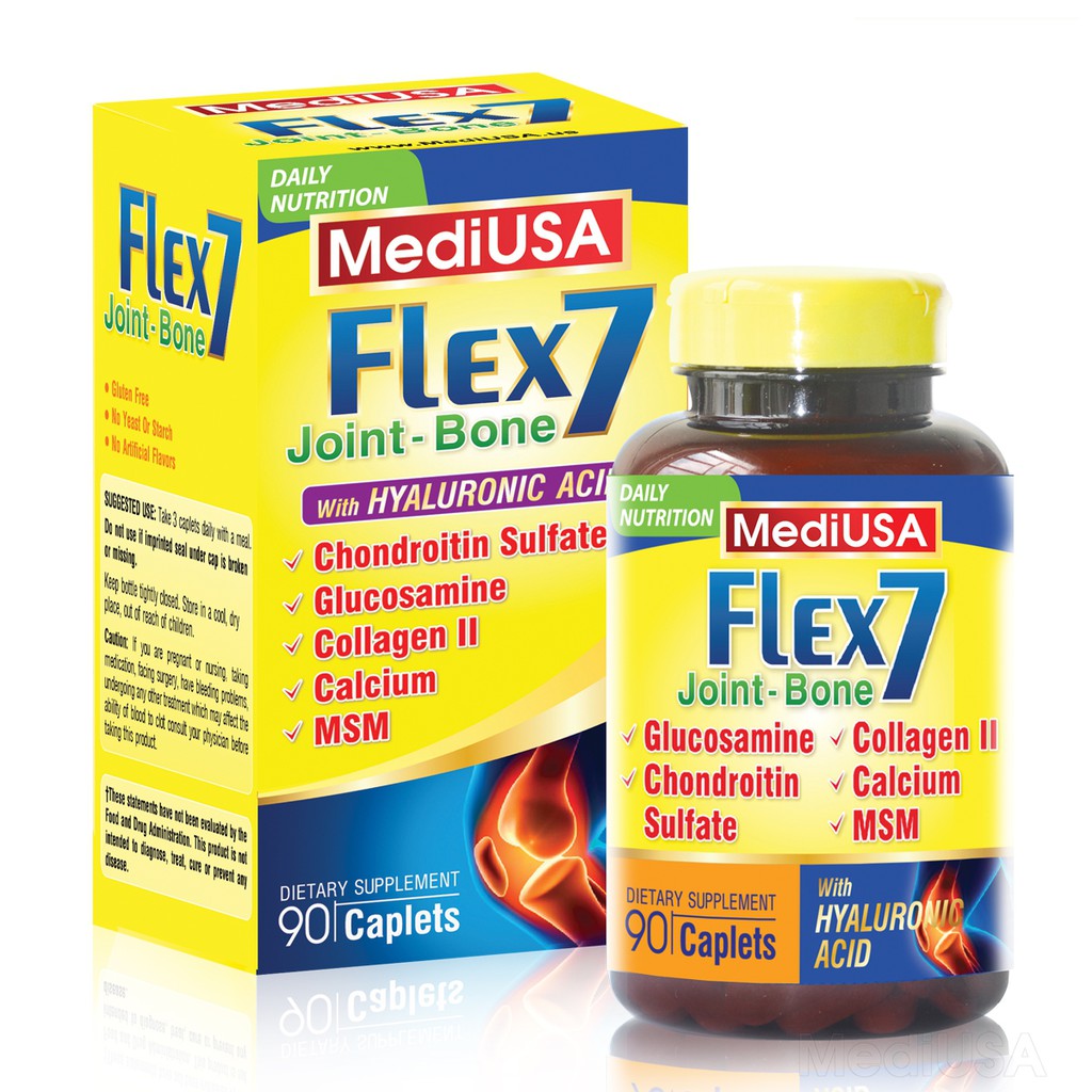 Bổ sụn khớp - MediUSA Flex 7 Joint-Bone - Hàng Mỹ nhập khẩu