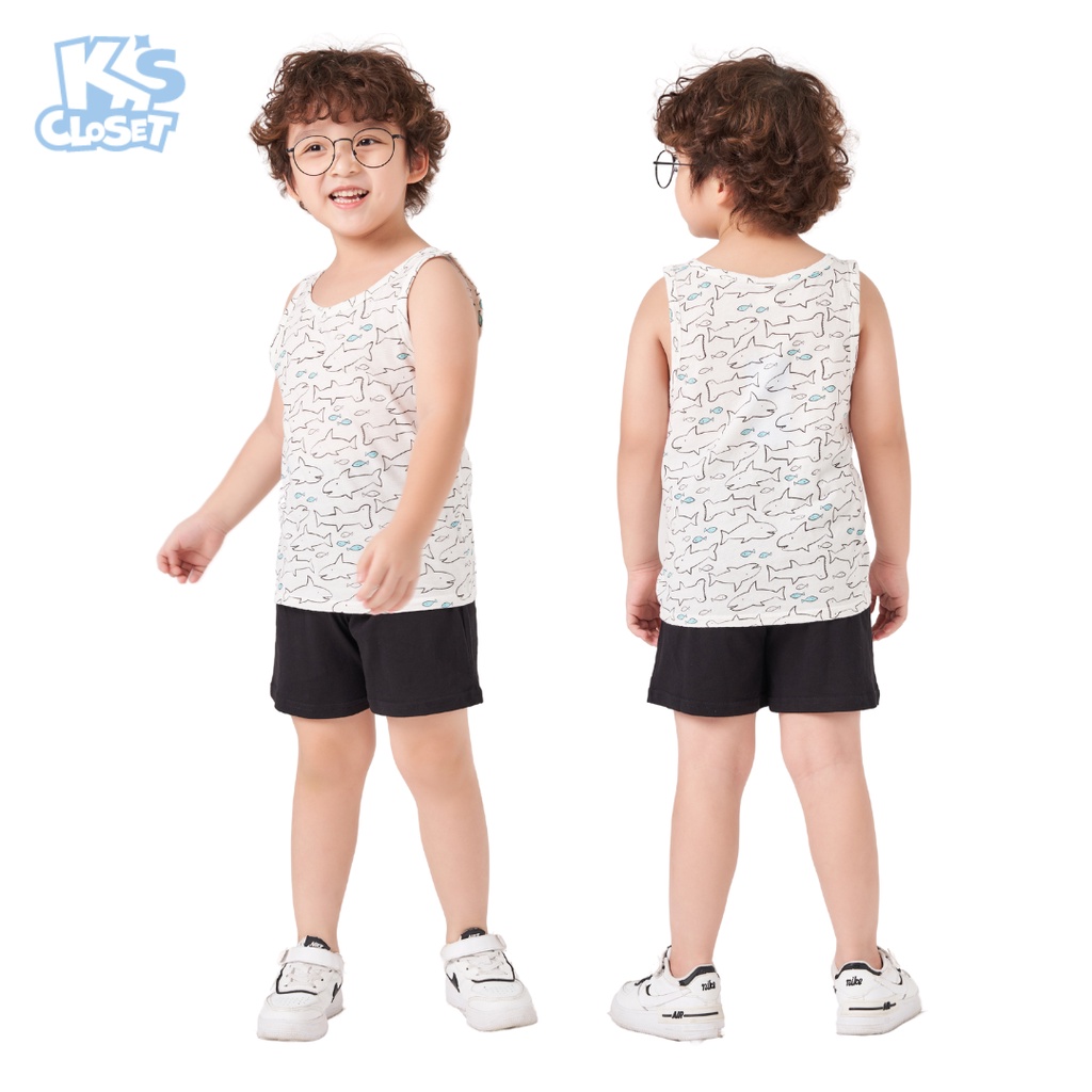 Bộ Quần Áo Sát Nách Cho Bé Trai K'S CLOSET (2 14 tuổi) KT05TWS KT221TWS KT157TWS OL 25K3BCA OL 25K3BVIT