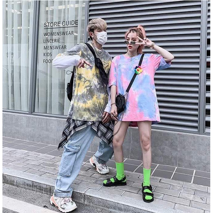 ÁO THUN LOANG THÊU HOA CÚC MORE THAN DOPE SIÊU HOT
