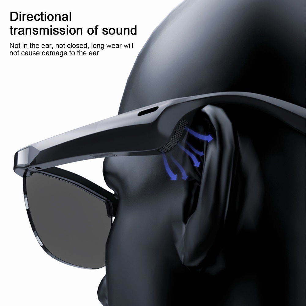 Kính Mát Thông Minh Lenovo Kết Nối Bluetooth 5.0 Tích Hợp MIC Chất Lượng Cao