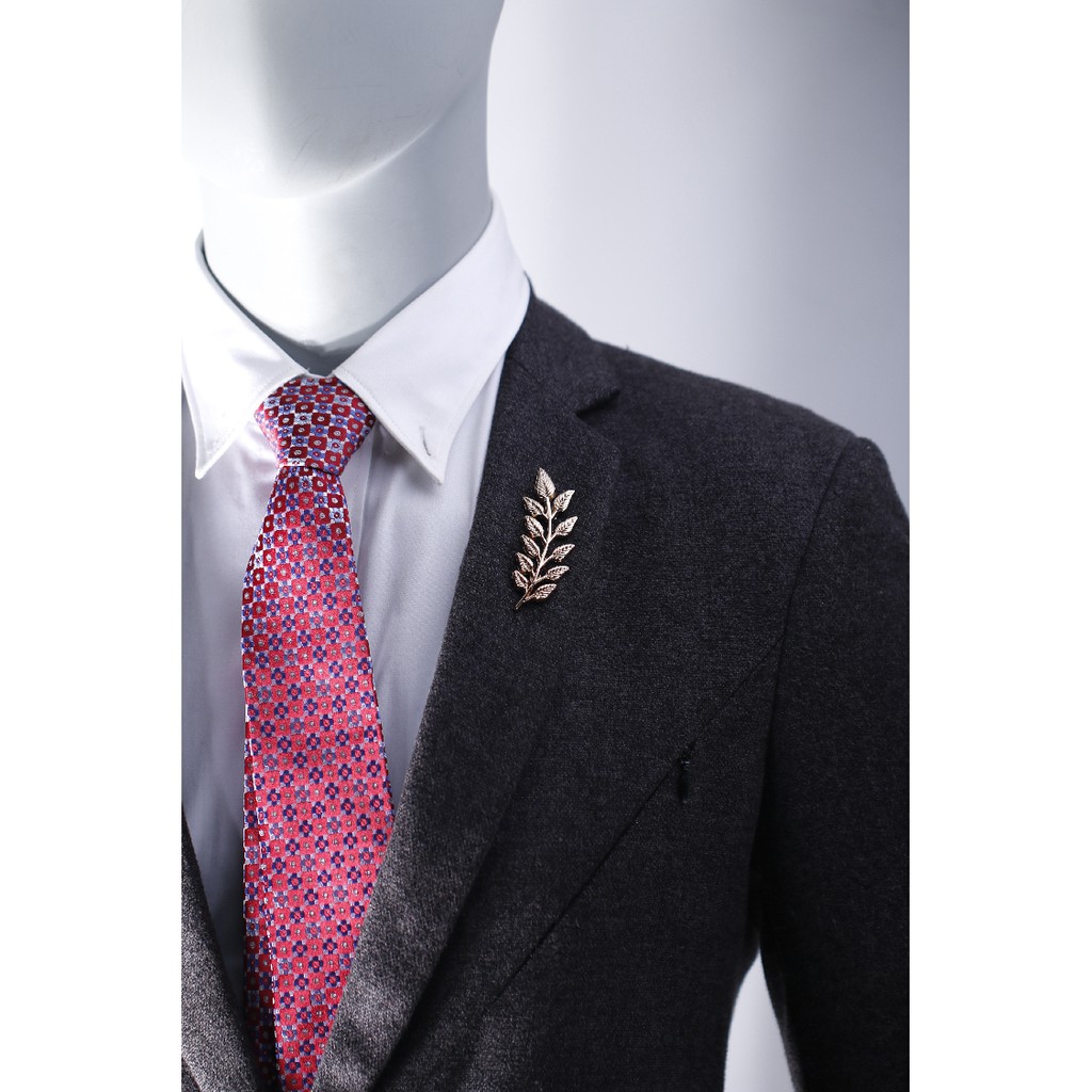Trâm &amp; Ghim cài áo Vest Nam Brooch Pin thời trang hình cành lá, bông hoa