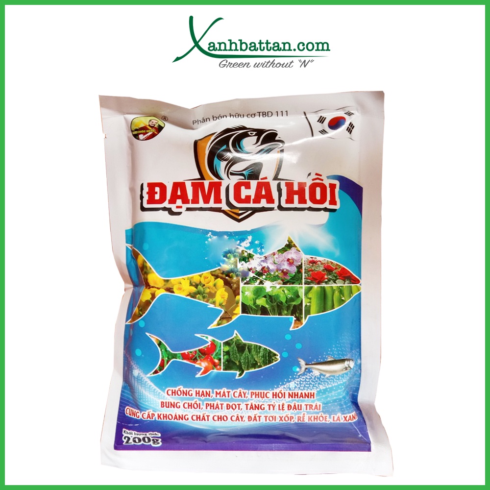Phân Bón Đạm Cá Hồi Đậm Đặc Dạng Viên 200 Gram
