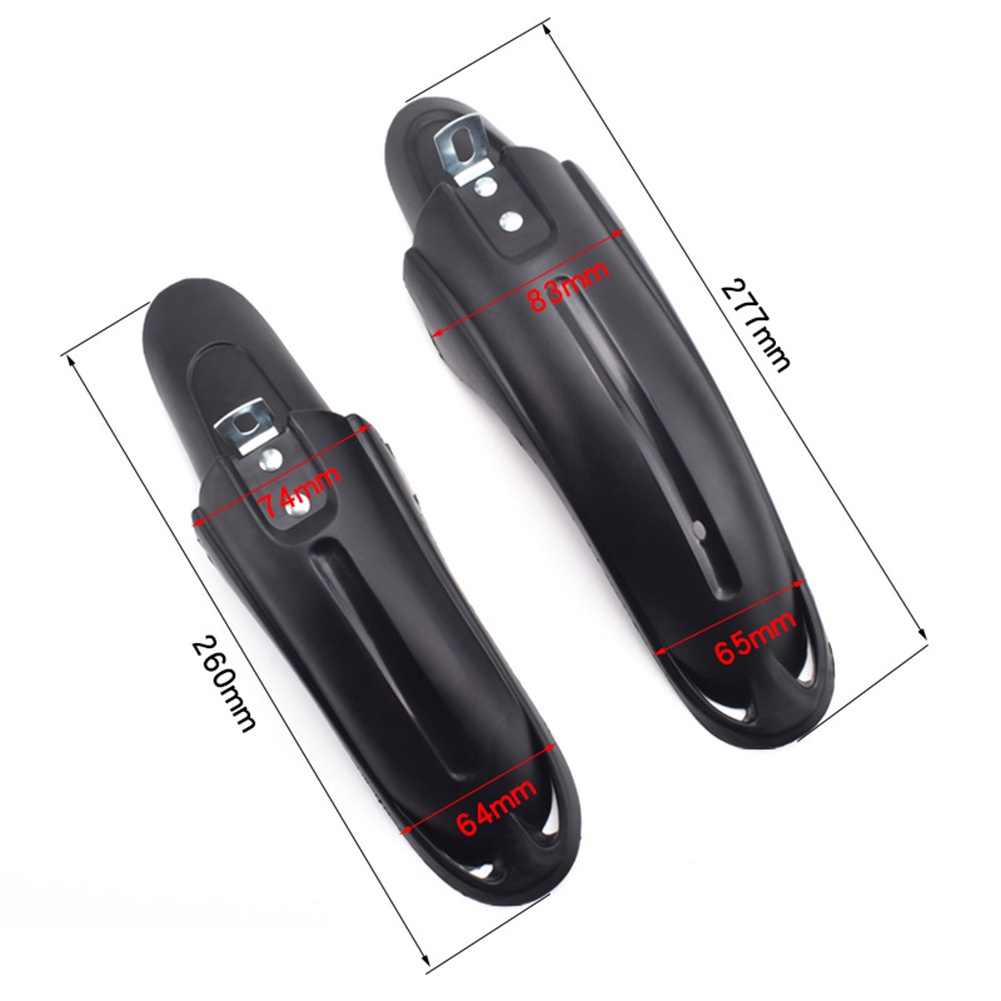 Hàng Mới Về 1 Cặp Dè Chắn Bùn 12-20 Inch Cho Xe Đạp Trẻ Em