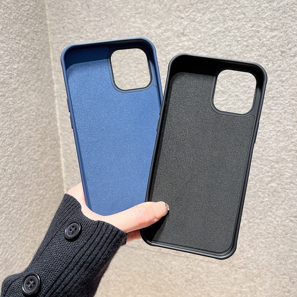 Ốp Điện Thoại Lông Mềm In Hình One Piece Cho iPhone13Pro iP12Pro XR iPhone11 12Promax 13Promax 11 12 13