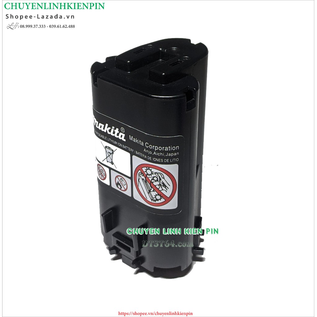 Vỏ mạch Makita 10.8v 12v 3 Cell mạch nhận sạc zin