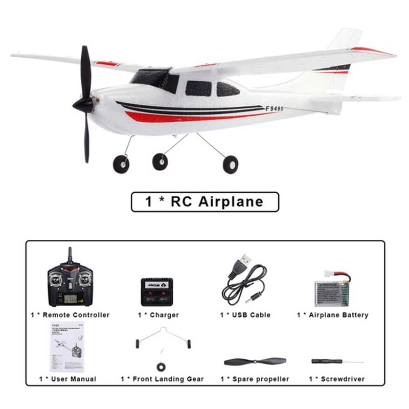 Máy Bay Đồ Chơi Điều Khiển Từ Xa F949S Rc 2.4g 3ch