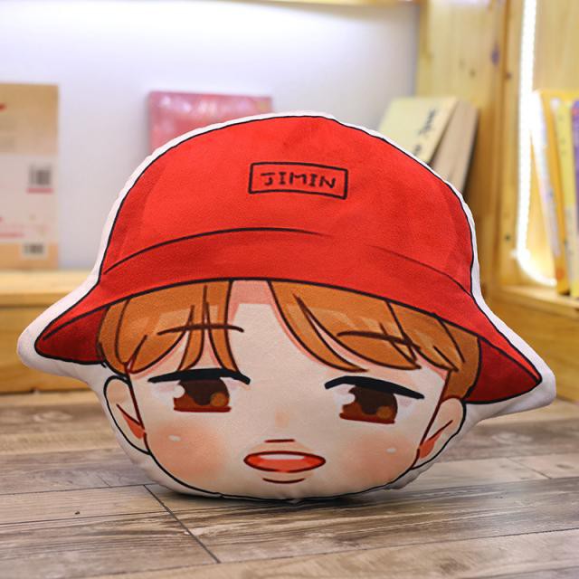 Gối BTS chibi tặng kèm sticker BTS