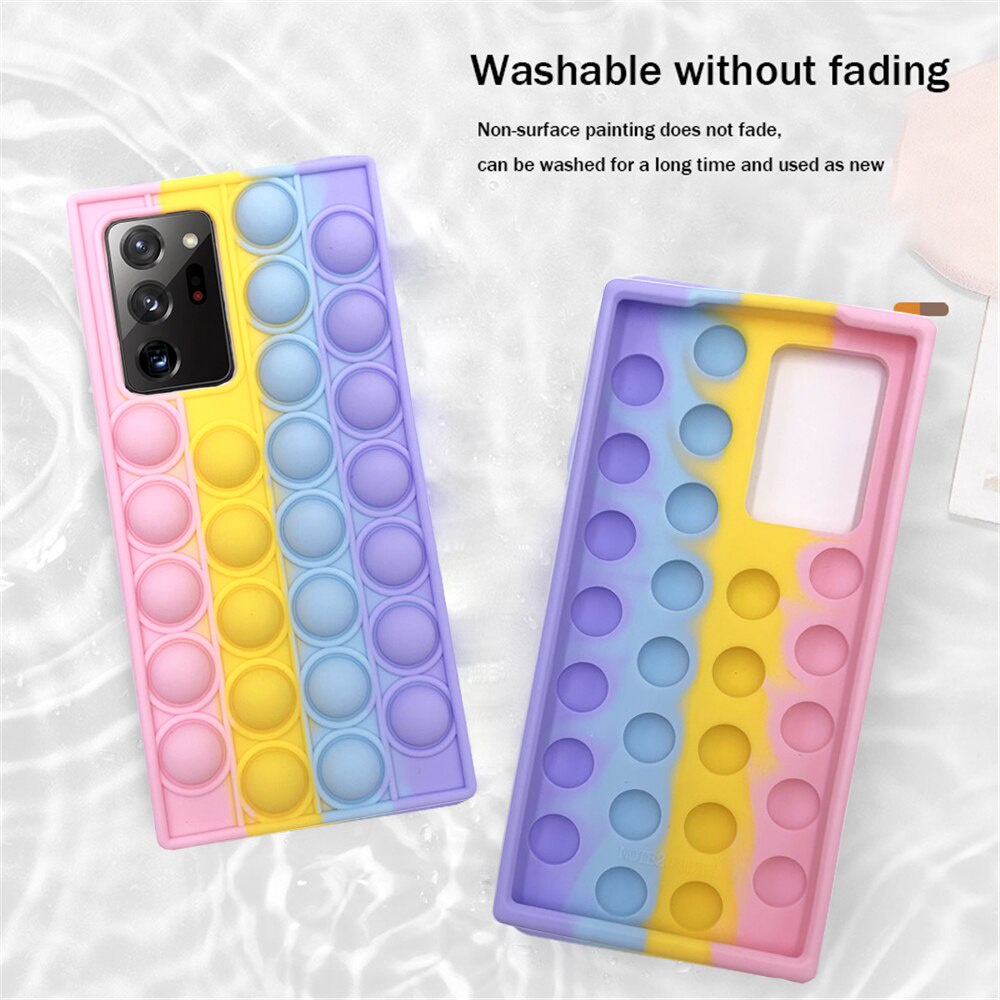 Ốp Điện Thoại Silicon Hình Relive Bong Bóng Cho Samsung S9 Plus Note 20 Ultra 9 S21 S20 S10 A11 A51 A71 A52 A10S A20
