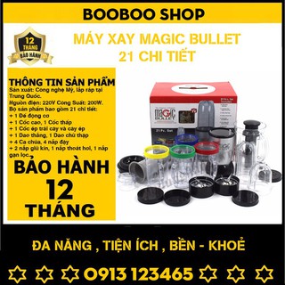 máy xay Magic Bulet, máy xay Magic Bullet 21 chi tiết, máy xay đa năng cao cấp