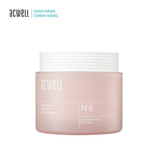 [Mã BMBAULT30 giảm đến 30K đơn 99K] Kem Dưỡng Sáng Da Acwell Real Aqua Balancing Glow Cream 50ml