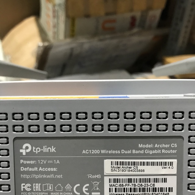 Bộ phát wifi tp-Link archer c5 chuẩn ac1200 gigabit, hàng qua sử dụng rất đẹp | BigBuy360 - bigbuy360.vn