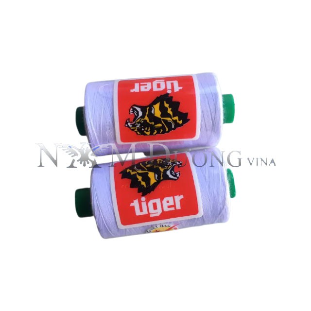 cuộn chỉ trắng đen may tiger cuộn lẻ 900m