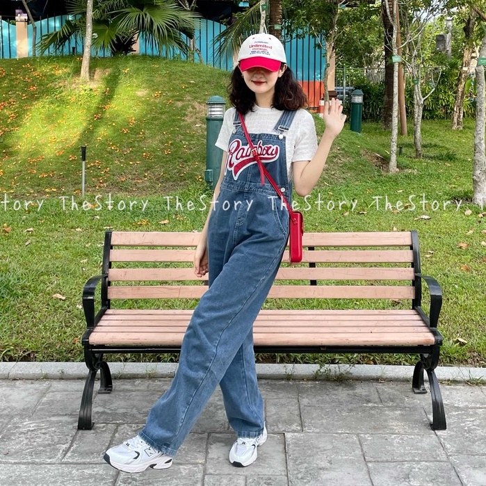 Quần yếm dài Rainbow  Q794