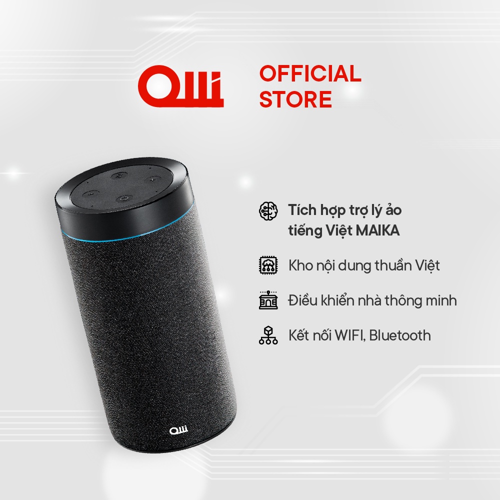 Loa thông minh OLLI MAIKA màu Đen Nguyên Bản MK100B