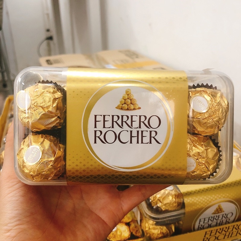 Chocolate/ socola FERRERO ROCHER 16 VIÊN - 200g - nội địa Đức