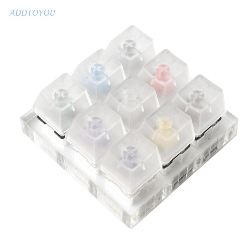 (3C) Máy Kiểm Tra Bàn Phím Cơ Kaihua Box 9 Phím + Đế Acrylic